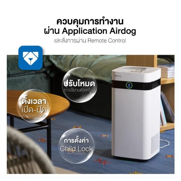 เครื่องฟอกอากาศ AIRDOG X3 Pro สีขาว (20-30 ตร.ม.) - Image 3